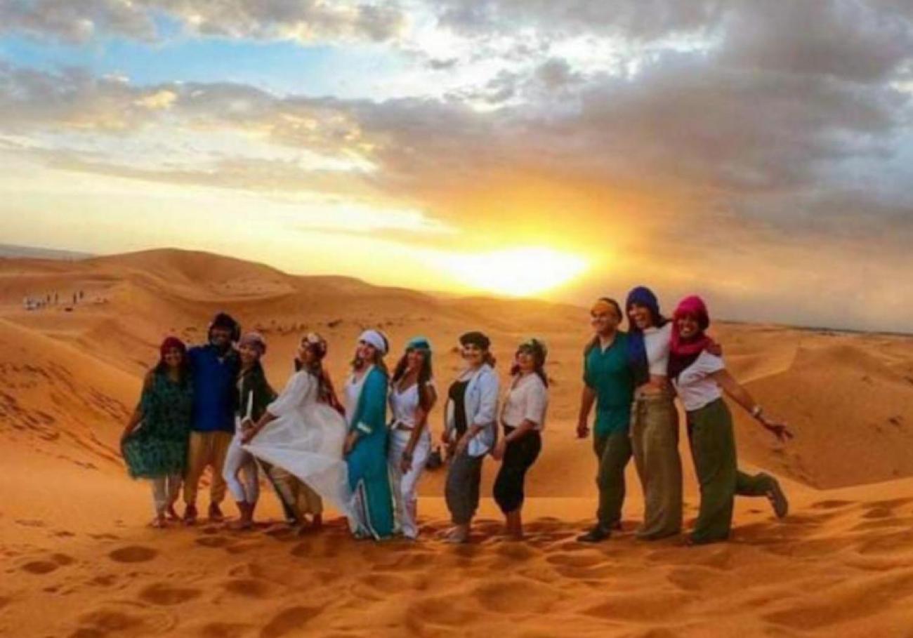 Отель Sahara Traveling Camp Мерзуга Экстерьер фото